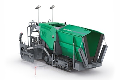 The small paver from Vögele: The SUPER 700i is highly maneuverable and compact, and can pave at widths between 1 ft. 8 in and 10 ft 6 in.