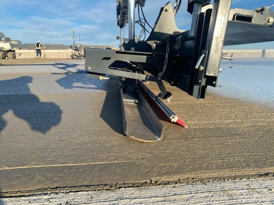 Concrete Broom + Cure Machine