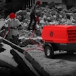 Equipped with a liquid-cooled, three-cylinder Kohler diesel engine, the CPS 185-100 is built to power two 90-lb. breakers, or other additional tools, and ranges up to 125 psi.