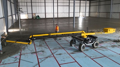 The E-Z Placer Concrete Line Pump Placer