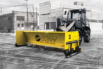 Skid steer models are available in 8- and 10-ft. widths, backhoe models are available in 10- and 12-ft. widths and wheel loader models are available in 12-, 14- and 16-ft. widths.