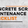 Concrete Screed Maintenance Checklist (1)