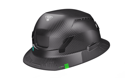 This safety helmet complies with American National Standards Institute (ANSI) Z89.1 Type I and II safety standards, meaning it is designed to reduce force as a result of impacts to the front, back, sides and the top of the head.