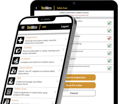 The addition of EHS expands the ToolWatch construction operations platform to integrate safety and compliance with other jobsite workflows and data.