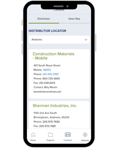 Pecora Sealant and Coatings Calculator App