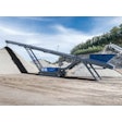 The MOBIBELT MBT 20i and MBT 24i are equipped with a large 1.6-yd³ feed hopper made of resistant KRS (Kleemann Resistant Steel), which permits the feeding of material with an edge length of up to 8 in.