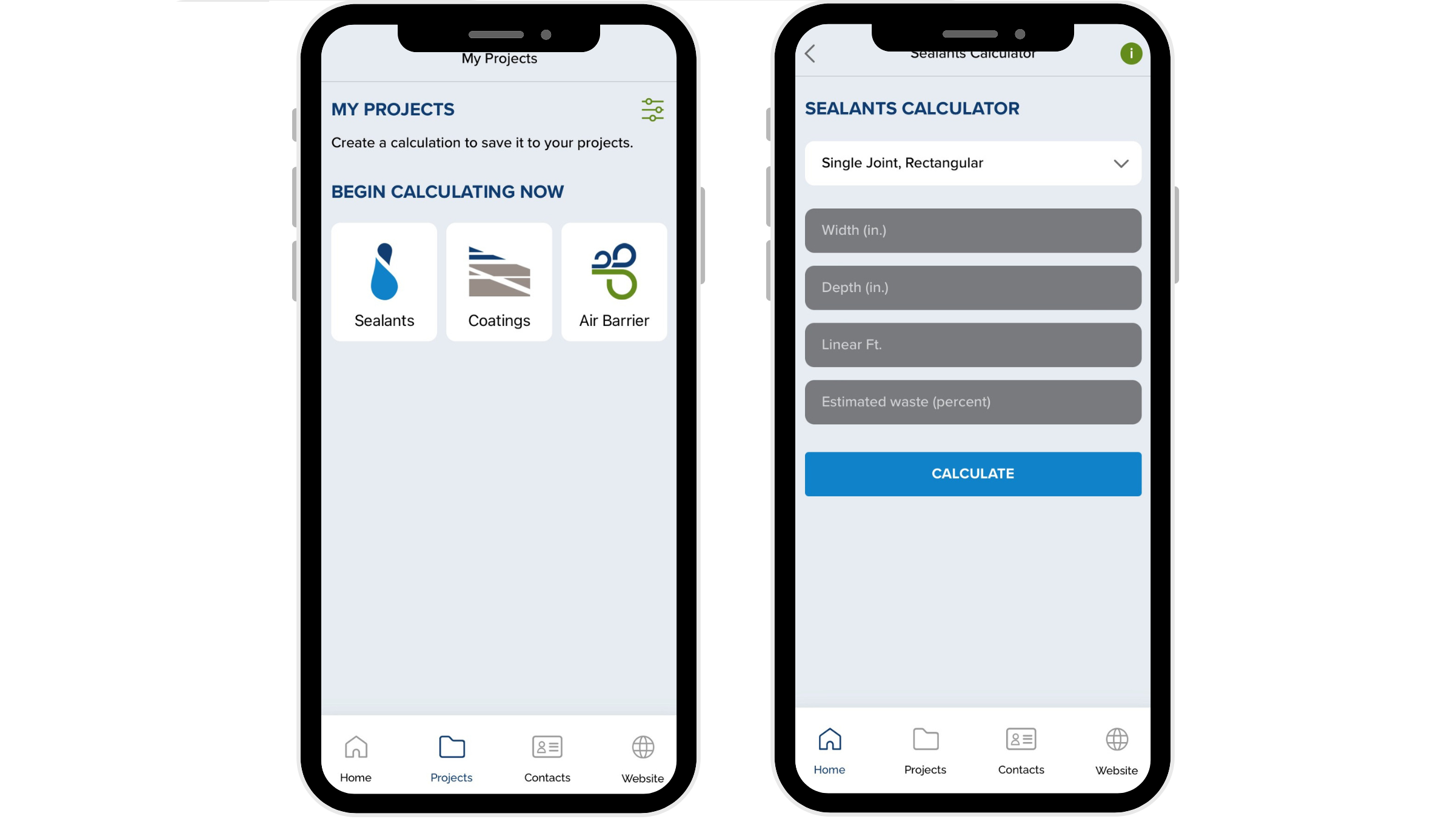 Pecora Calculator App Screenshots