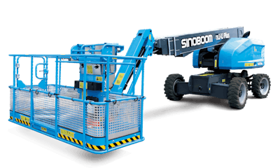 The TB14J Plus features a three-section boom design, resulting in a short stowed length.
