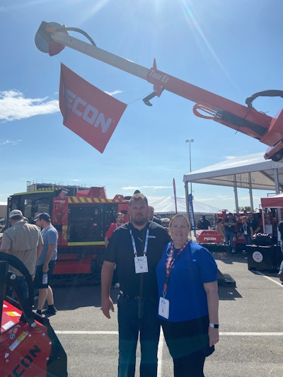 The Trim Ex is a patented tree trimming saw allows landscapers, landowners and DOT’s to perform tree maintenance with machines they already have.