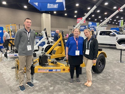 This Single-Reel Utility & Telecom Trailer was a winner of the Contractor's Top 50 Products.