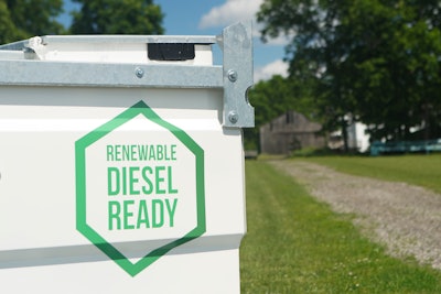 Renewable diesel is a sustainable, low-carbon biofuel derived from waste products and other biomass such as vegetable oils, greases and natural fats that reduce particle emissions.