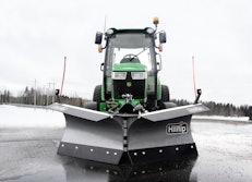 Available in six models ranging from 5.5 to 8.6 ft wide, VTR snowplows have a curved, powder-coated snow blade to create a snow-rolling effect.