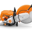 The TS 710i and TS 910i are equipped with the STIHL ElastoStart grip, a built-in shock absorber and anti-vibration system.