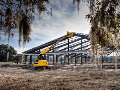 The dual-zone lift capacity of the T65D can handle 1,000 lbs. in the basket through 80 percent of its range and 600 lbs. through 100 percent of the range.