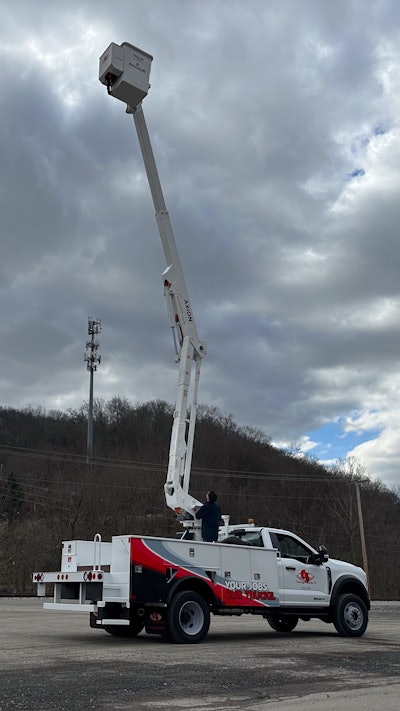 Curry Supply Aerial Lift Truck