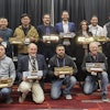 The Golden Trowel awards were presented January 24 during World of Concrete 2024. The Golden Trowel is a 24-karat gold-plated Marshalltown trowel mounted on a polished granite and walnut base and is an award given by the Face Company each year to concrete contractors who produce the flattest and most level floors in the world.