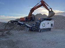 Powered by a 100-hp Doosan Tier 4 final engine, the impact crusher can be used for crushing and stockpiling in diverse recycling applications.