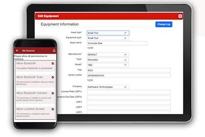 Small Tools Tracking Screens