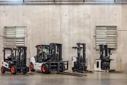 The new products include forklifts, industrial air compressors, turf renovation equipment and portable power equipment.