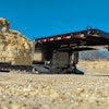 The XL Knight 80 MFG Trailer offers 29 ft. of main deck loading space and a loaded deck height of 18 in. for versatile hauling.