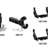 The products include an Adjustable Tri-Ball Hitch for 2-in. Hitch Receivers, a 12-ton Receiver Mount Pintle Hook and a pair of Class 5 Service Body Hitch Receivers.