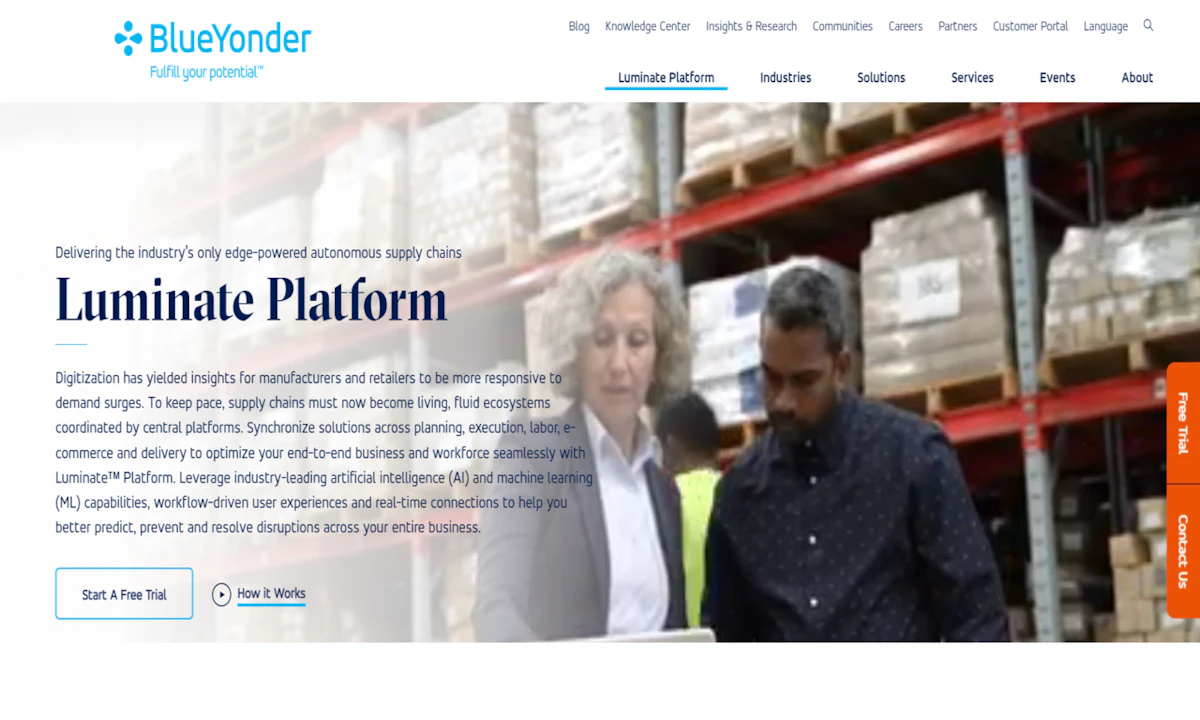 Luminate Platform From: Blue Yonder Group | IRONPROS