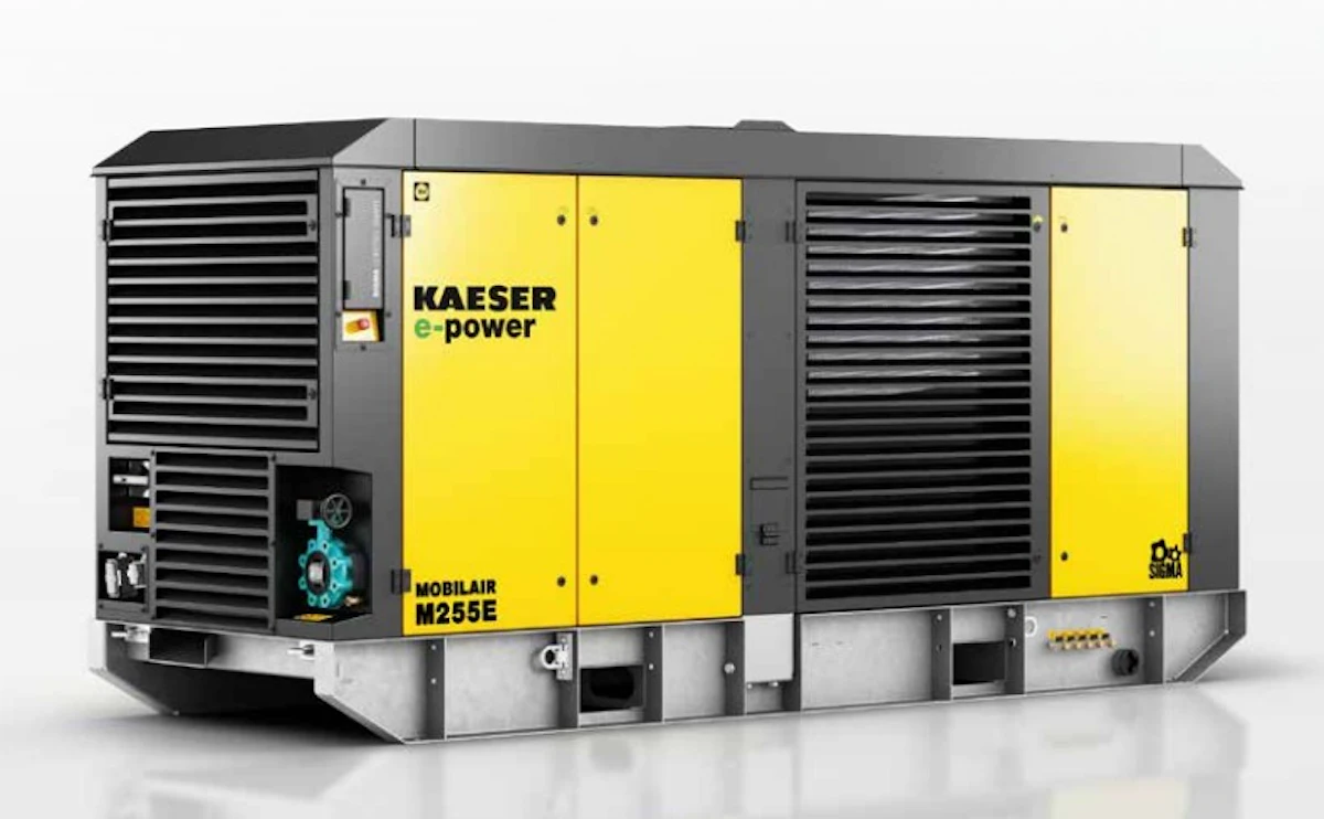 KAESER M255e Electric Air Compressor Handles Large Construction ...