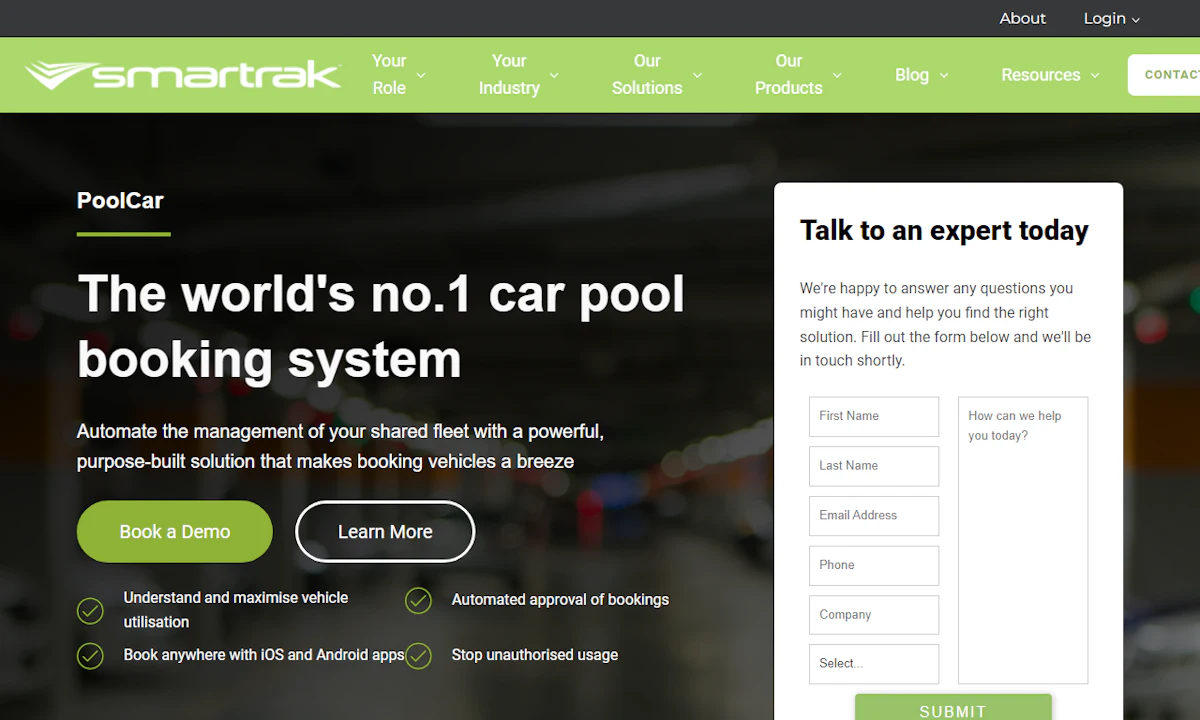 Poolcar PoolCar From: Smartrak | IRONPROS
