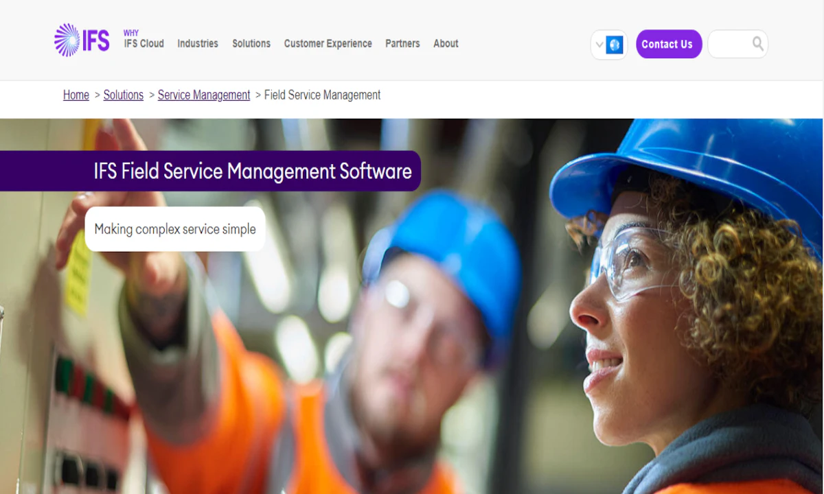 IFS Cloud Field Service Management From: IFS | IRONPROS