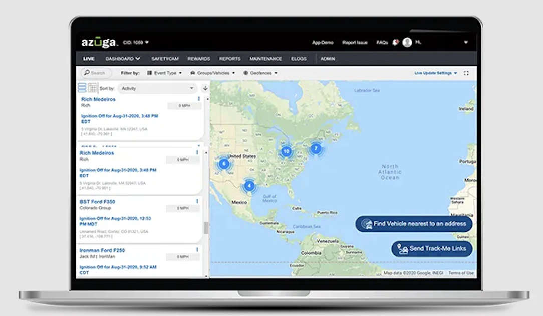 Azuga Image Azuga Asset Tracking From: Azuga | IRONPROS