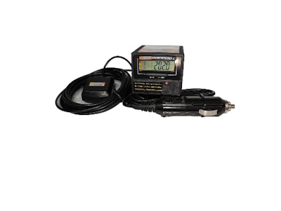 The GPS Micro is capable of measuring in feet or meters depending on the preferences of the operator or the requirement of the project.