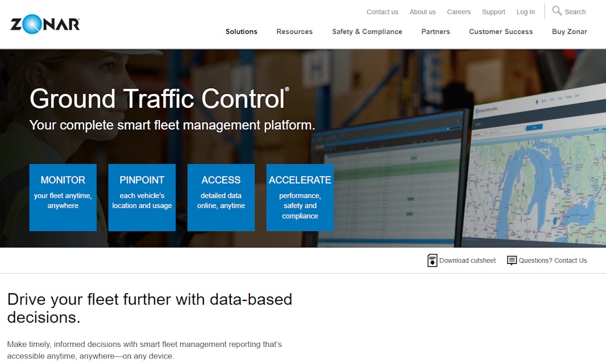 Ground Traffic Control From Zonar Systems Inc. IRONPROS