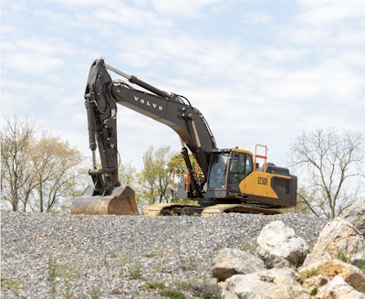 The initial launch includes multiple medium and large excavator models in North America — the ECR145 short swing, EC210, EC230, EC370, EC400 and EC500 crawler excavators.
