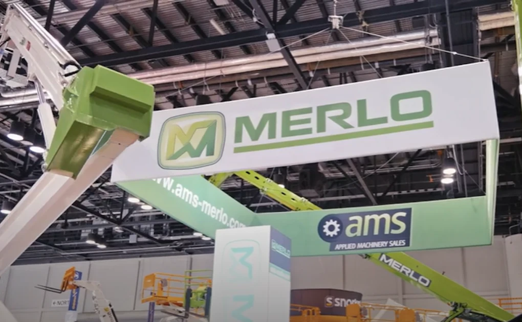 Merlo Sign Writing Merlo Debuts All-Electric Telehandler at ARA Show | IRONPROS