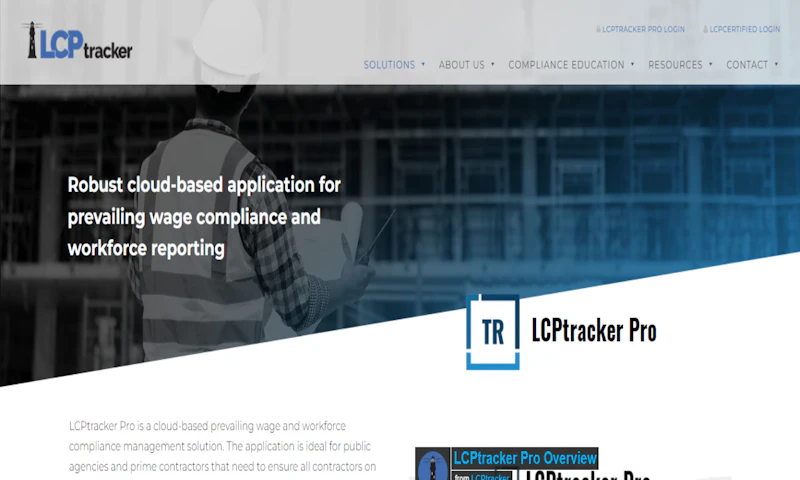 Lcptracker Log In Form.pdf LCPtracker Professional From: LCPtracker Inc. | IRONPROS