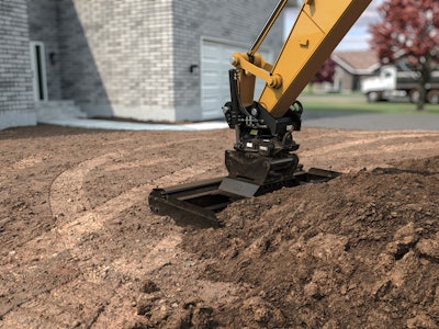 Available in five widths from 1,250 to 3,000 mm (49 to 118 in.), Cat Grading Beams tackle a range of applications from grading sidewalks to large site prep applications.