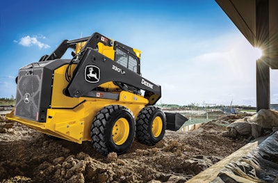 Powered by a 98-hp Yanmar engine, this machine is equipped with a new one-piece cab design and several technology features.