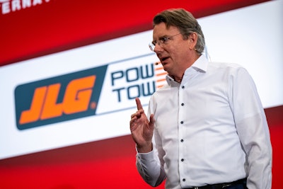 IPAF President, and General Manager for the EMEAI region at JLG, Karel Huijser