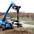 Technology advancements include a new auger attachment that comes with a HALO LED alignment system, which provides a visual aid to operators and eliminates the need for a spotter.
