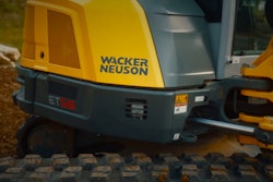 The ET58 is equipped with numerous features for rugged construction work.