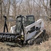 The FHX66 Forestry Mulcher eradicates materials to 10-in. in diameter with 17 gpm of hydraulic flow and 3,350 psi.