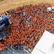 The groundbreaking event was kicked off by Kevin Smith, vice president of Ditch Witch, with welcoming remarks to the nearly 1,000 attendees.