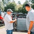 Takeuchi’s Moore employees signed the interior engine cover of the 10,000th CTL, making it a once-in-a-lifetime purchase.