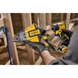 The DEWALT products support equipment installation and modification on construction sites.