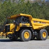 The HD605-10 mechanical haul truck is a 70-ton rigid frame machine designed for reliability and durability.