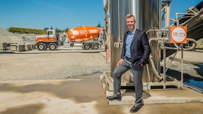CarbonCure Chair & CEO Robert Niven with a CarbonCure system.