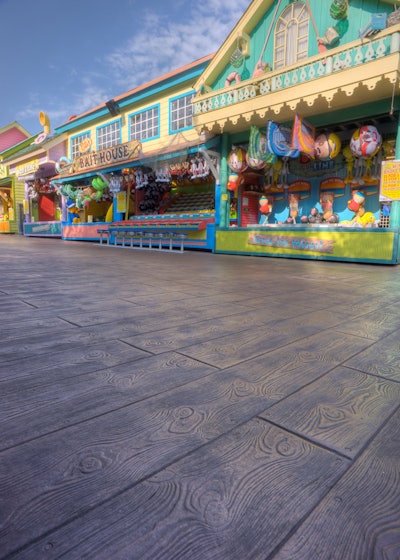 Decorative Walkway Amusement Park