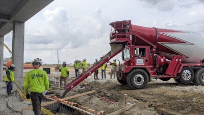 IMI Concrete pours CarbonCure concrete at Infosys project in Indiana