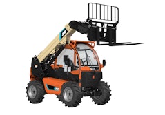 The JLG E313 Electric Telehandler comes standard with JLG's ClearSky Smart Fleet management system, allowing for two-way fleet interactivity.