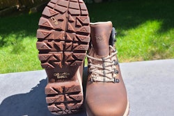 The boot meets the ASTM F2413 impact and compression standards for safety toe work boots and the ASTM F2413 electrical hazard standards.